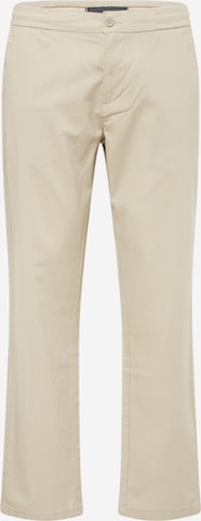 Regular Pantalon chino BLEND en marron : devant