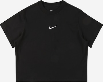 Nike Sportswear Shirt 'ESSNTL' in Black: front