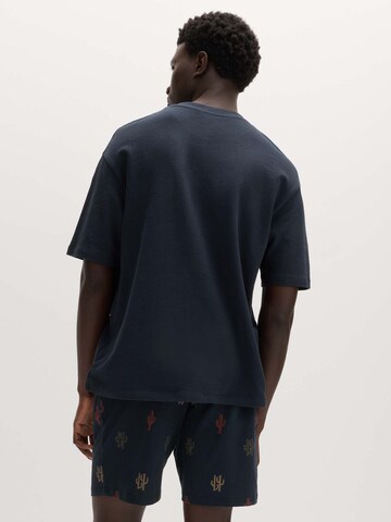 Marks & Spencer Pyjama kurz in Blau