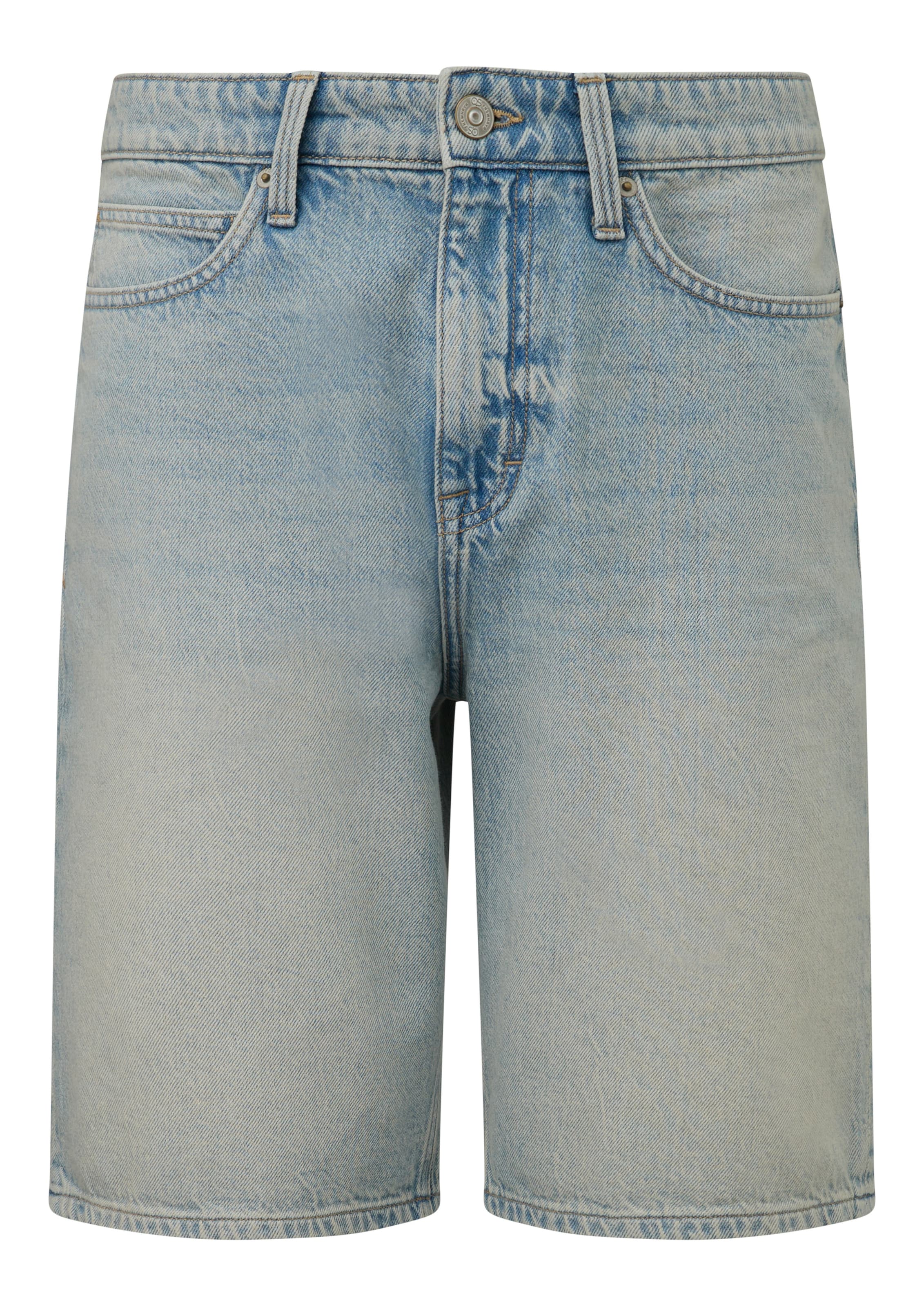 QS Loosefit Jeans in Blauw: voorkant