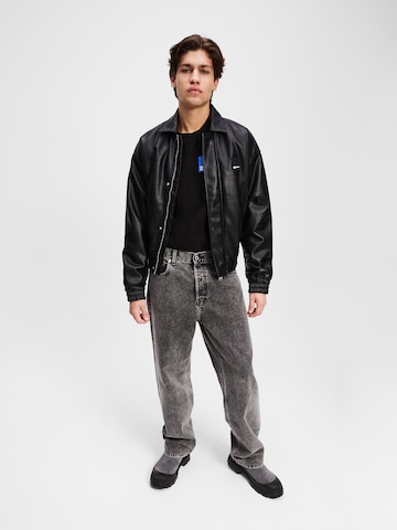 KARL LAGERFELD JEANS Демисезонная куртка в Черный