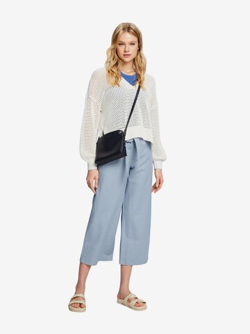 ESPRIT Wide leg Broek in Blauw