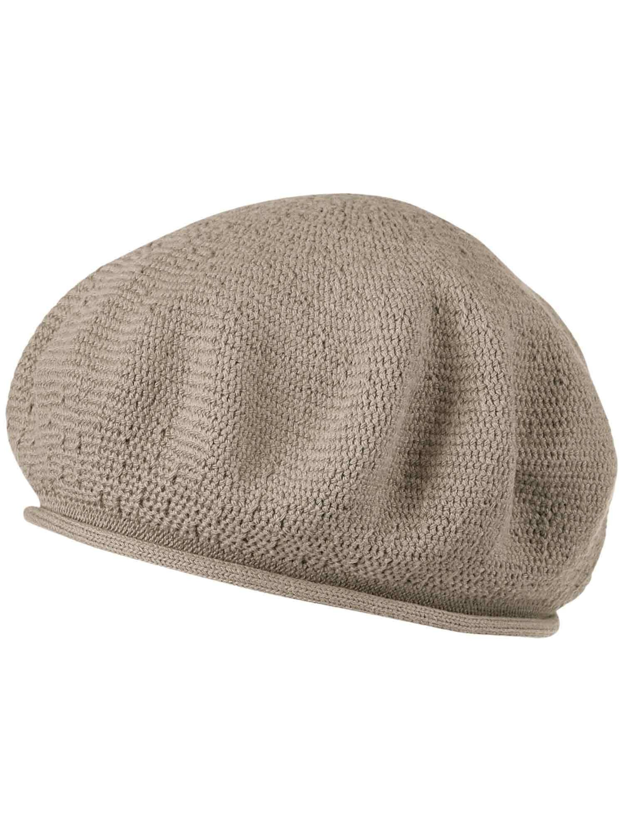 LOEVENICH Mütze in Grau: Vorderseite