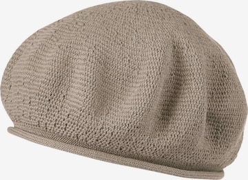 LOEVENICH Mütze in Grau: Vorderseite