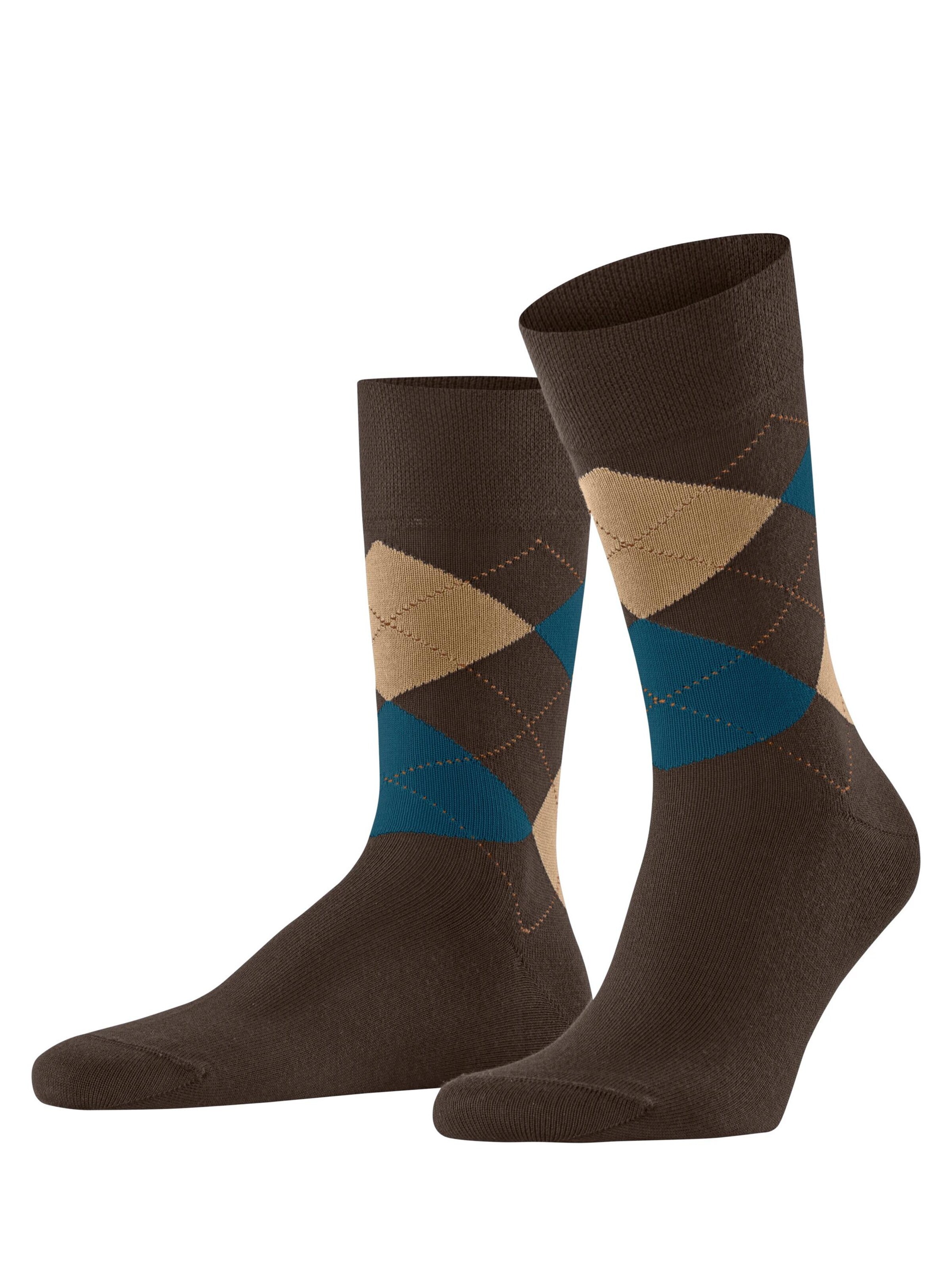 FALKE Socken 'Sensitive Argyle'‌ in Braun: Vorderseite