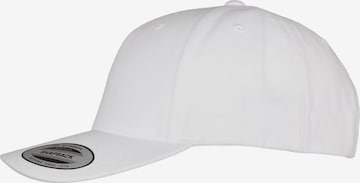 Cappello da baseball di Flexfit in bianco