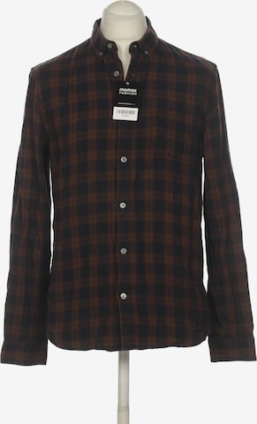 NOWADAYS Button Up Shirt in L in Brown: front