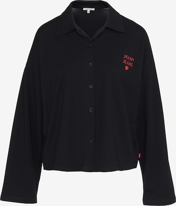 Joop Jeans - Camisa de pijama ' After Dark ' em preto: frente
