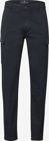 Street One MEN Straight Leg Cargo Hose in Blau: Vorderseite