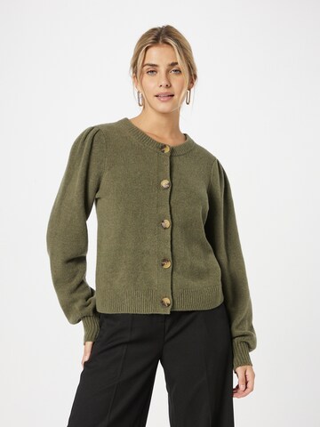 GAP Knit Cardigan 'CASH' in Green: front