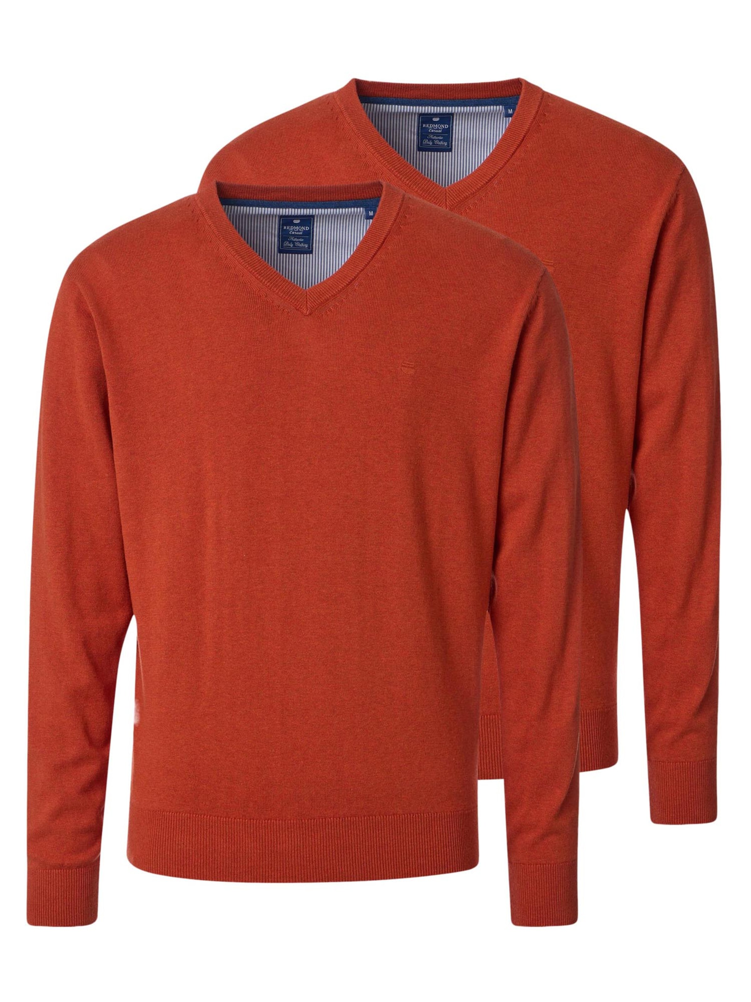 redmond Sweater 'Basic' in Red: front