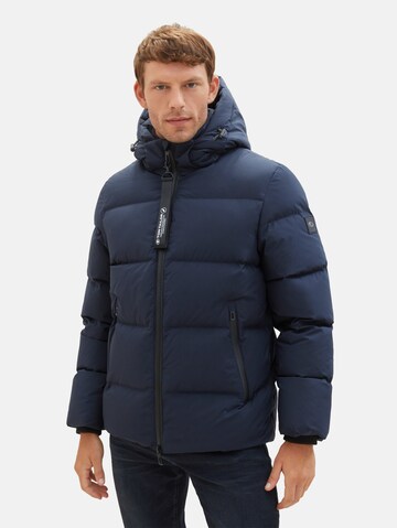 TOM TAILOR Winterjas in Blauw: voorkant