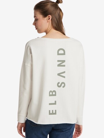 Elbsand Sweatshirt 'Riane' in Wit: voorkant