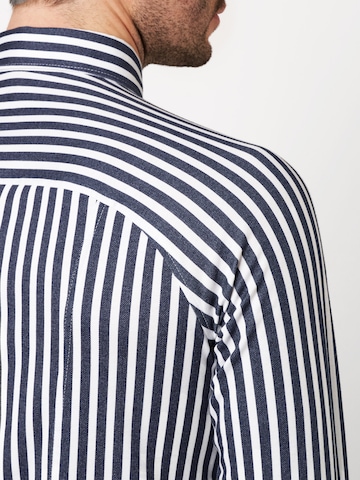 DESOTO Slim fit Button Up Shirt in Blue