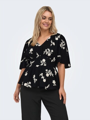 ONLY Carmakoma Blúzka 'CARELSI' - Čierna: predná strana