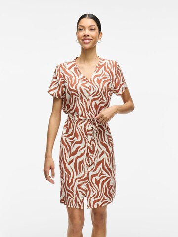 VILA Dress in Brown: front