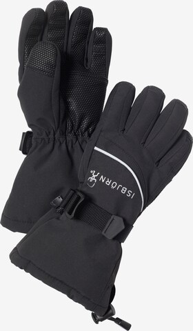 Isbjörn of Sweden Gloves 'Kids Tundra' in Black: front