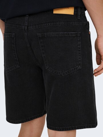 Only & Sons - regular Vaquero 'ONSEdge' en negro