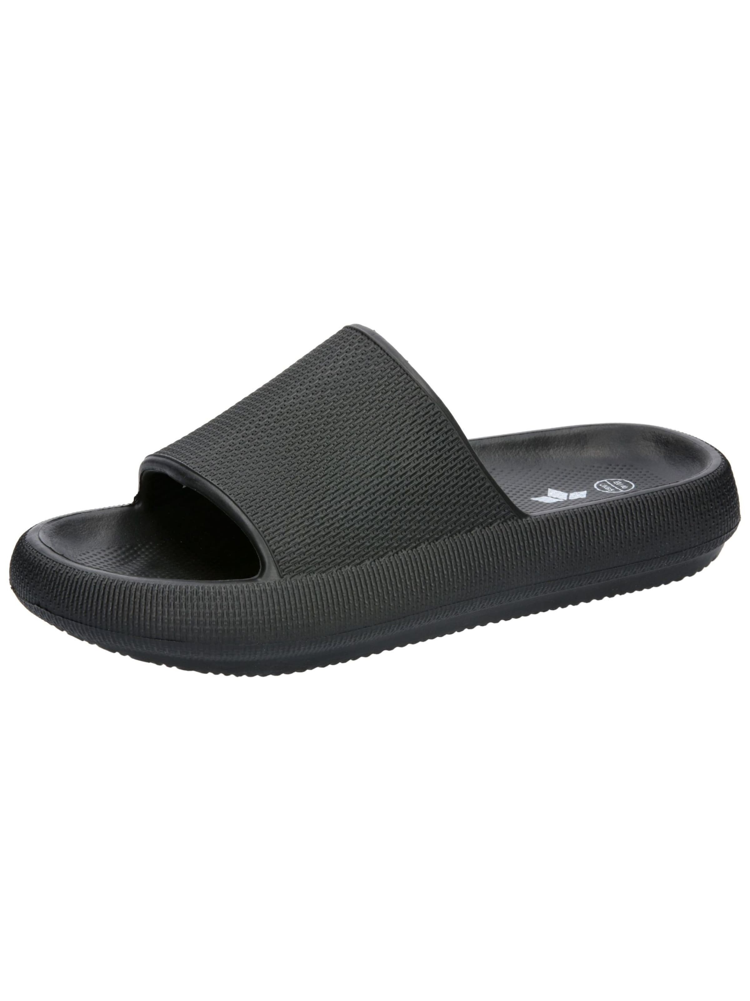 LICO Mules 'Hawaii' in Black: front