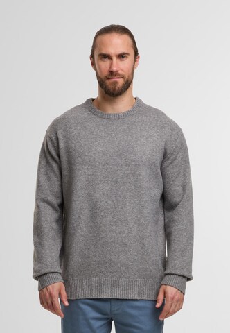 INDICODE JEANS Sweater 'Bertrax' in Grey