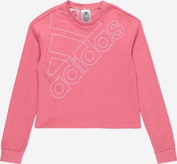 Felpa sportiva di ADIDAS PERFORMANCE in rosa: frontale