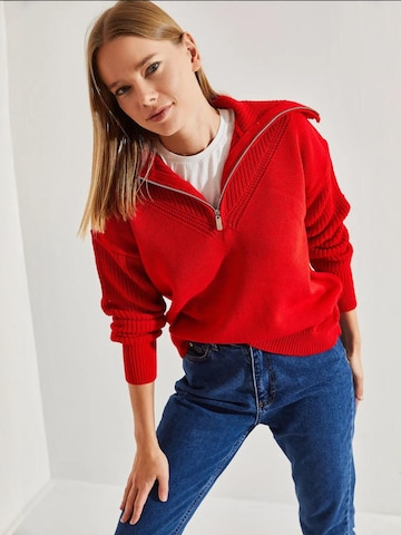 Pull-over 'Pullover' Bianco Lucci en rouge : devant