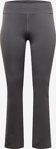 évasé Pantalon de sport Only Play Curvy en gris : devant