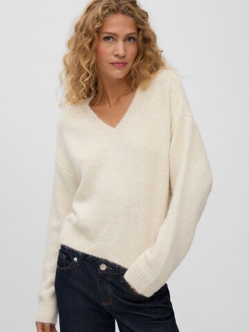 Pull-over 'VMHope' VERO MODA en beige : devant