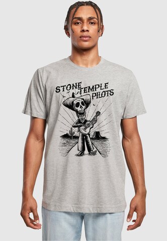 Merchcode Shirt 'Stone Temple Pilots' in Grijs: voorkant
