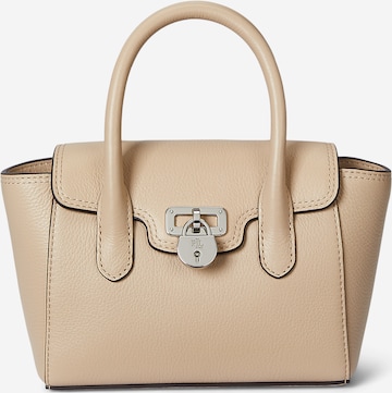 Sacs à main Lauren Ralph Lauren en beige : devant