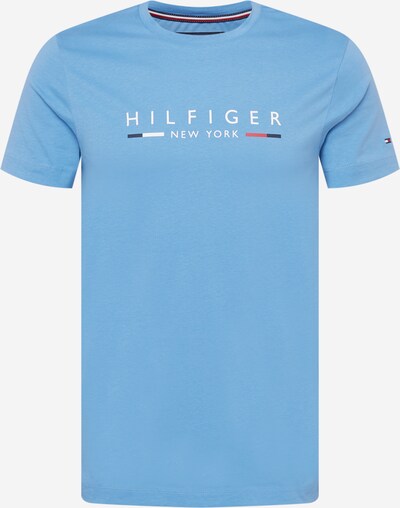 TOMMY HILFIGER T-Shirt 'New York' en bleu marine / bleu clair / rouge / blanc, Vue avec produit