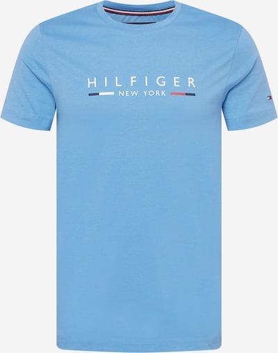 TOMMY HILFIGER Shirt 'New York' in de kleur Navy / Lichtblauw / Rood / Wit, Productweergave