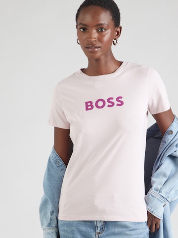 BOSS Футболка в Лиловый: спереди