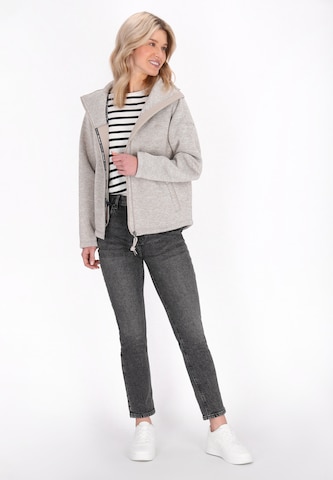 Schmuddelwedda Fleece jas in Beige