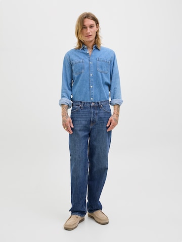 JACK & JONES Свободный крой Джинсы 'JJIEddie JJCooper' в Синий