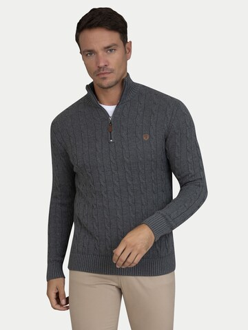 Sir Raymond Tailor Sweater 'Vedo' in Grey: front