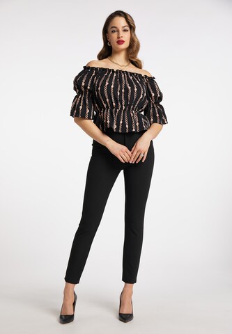 faina Bluse in Schwarz