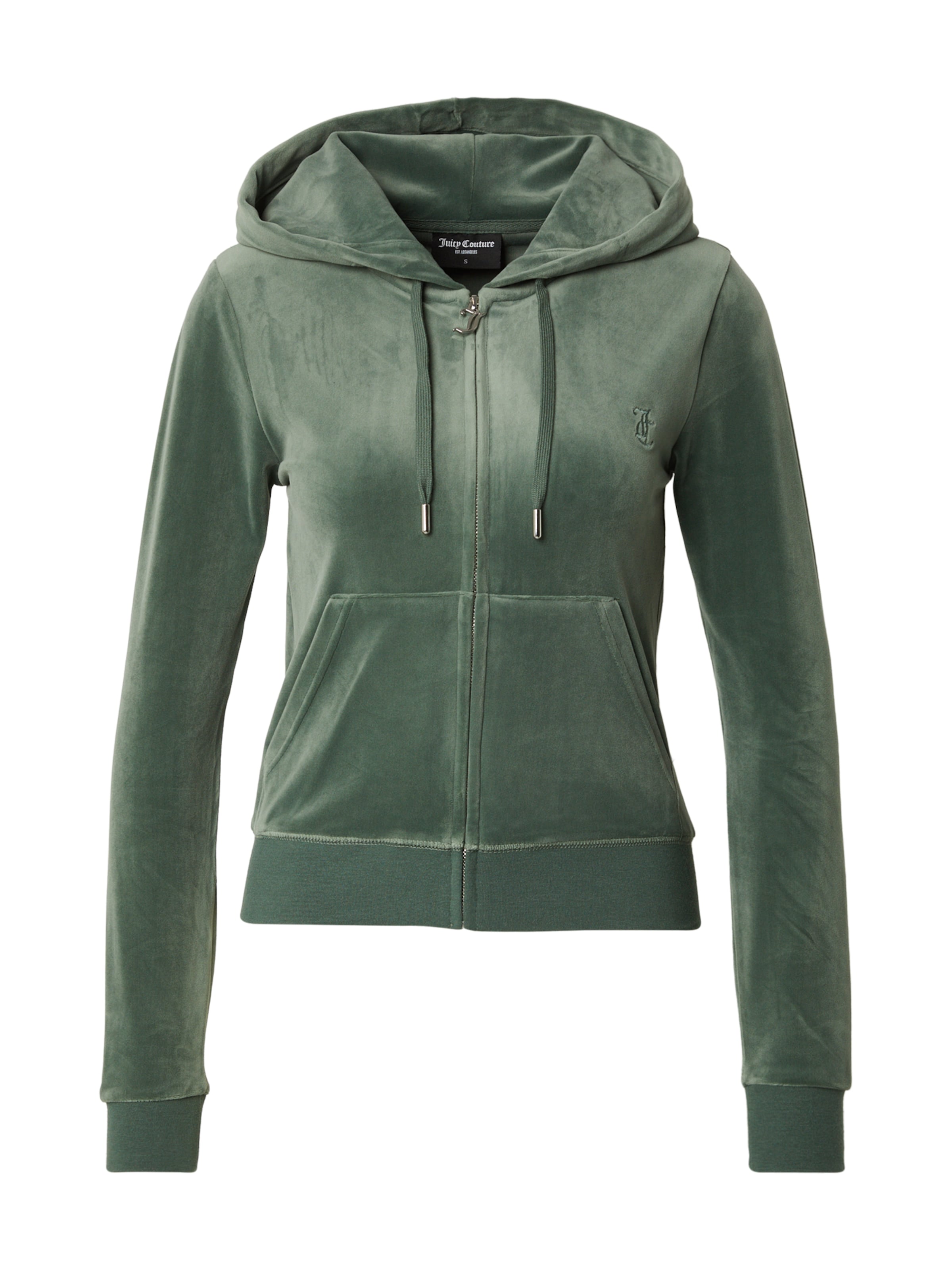 Juicy Couture Ζακέτα φούτερ 'ROBERTSON' σε πράσινο: μπροστά