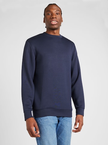 Sweat-shirt SELECTED HOMME en bleu : devant