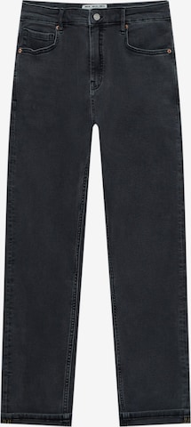 Regular Jeans de la Pull&Bear pe gri: față
