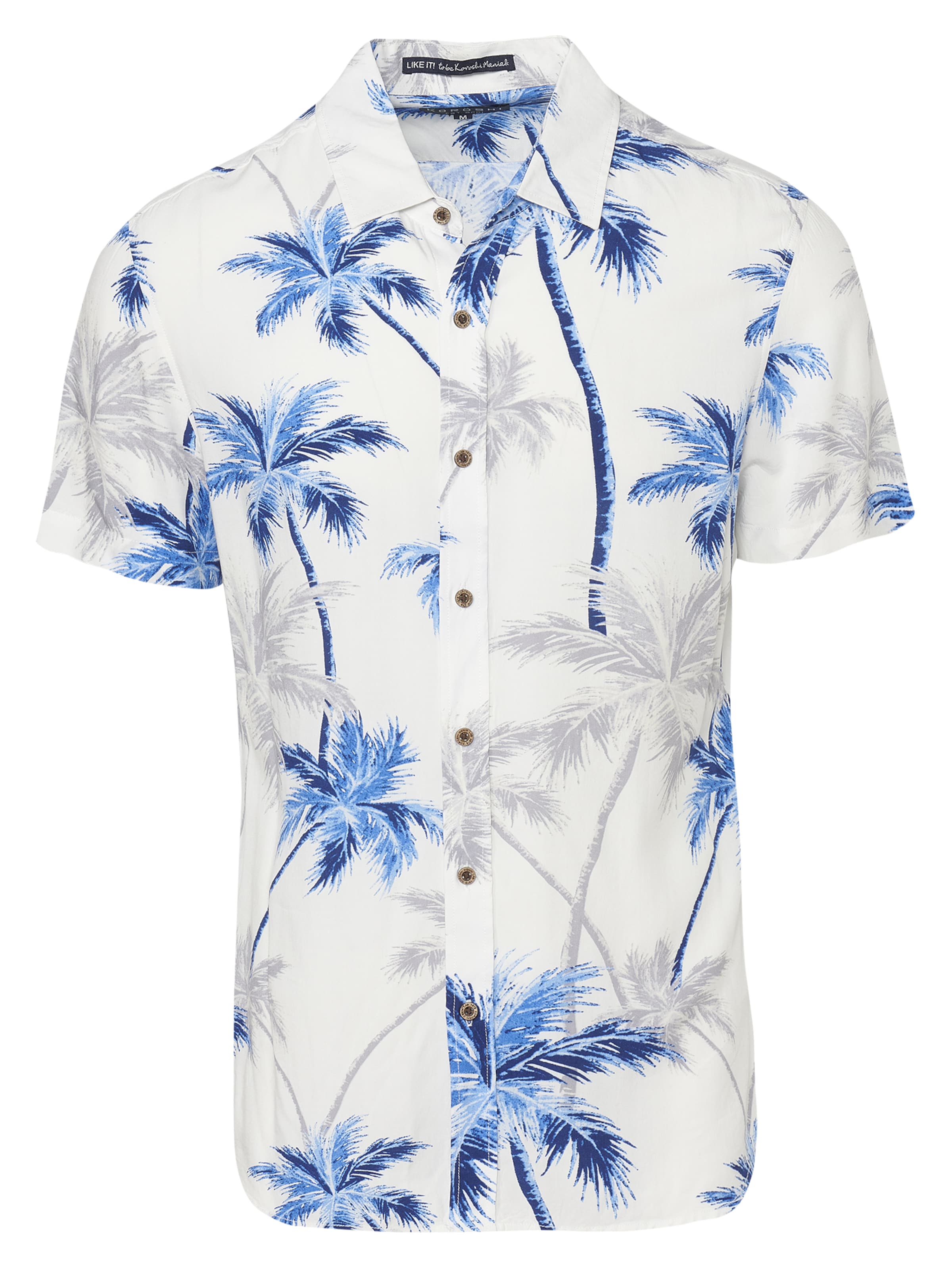 KOROSHI Regular Fit Skjorte i hvid: forside