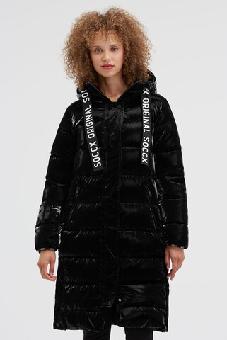 Soccx Winterparka in Schwarz