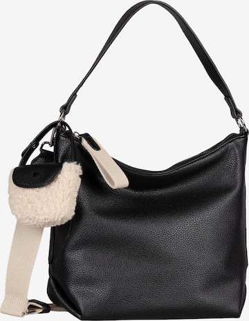 TOM TAILOR Handtasche 'Fania' in Schwarz: Vorderseite