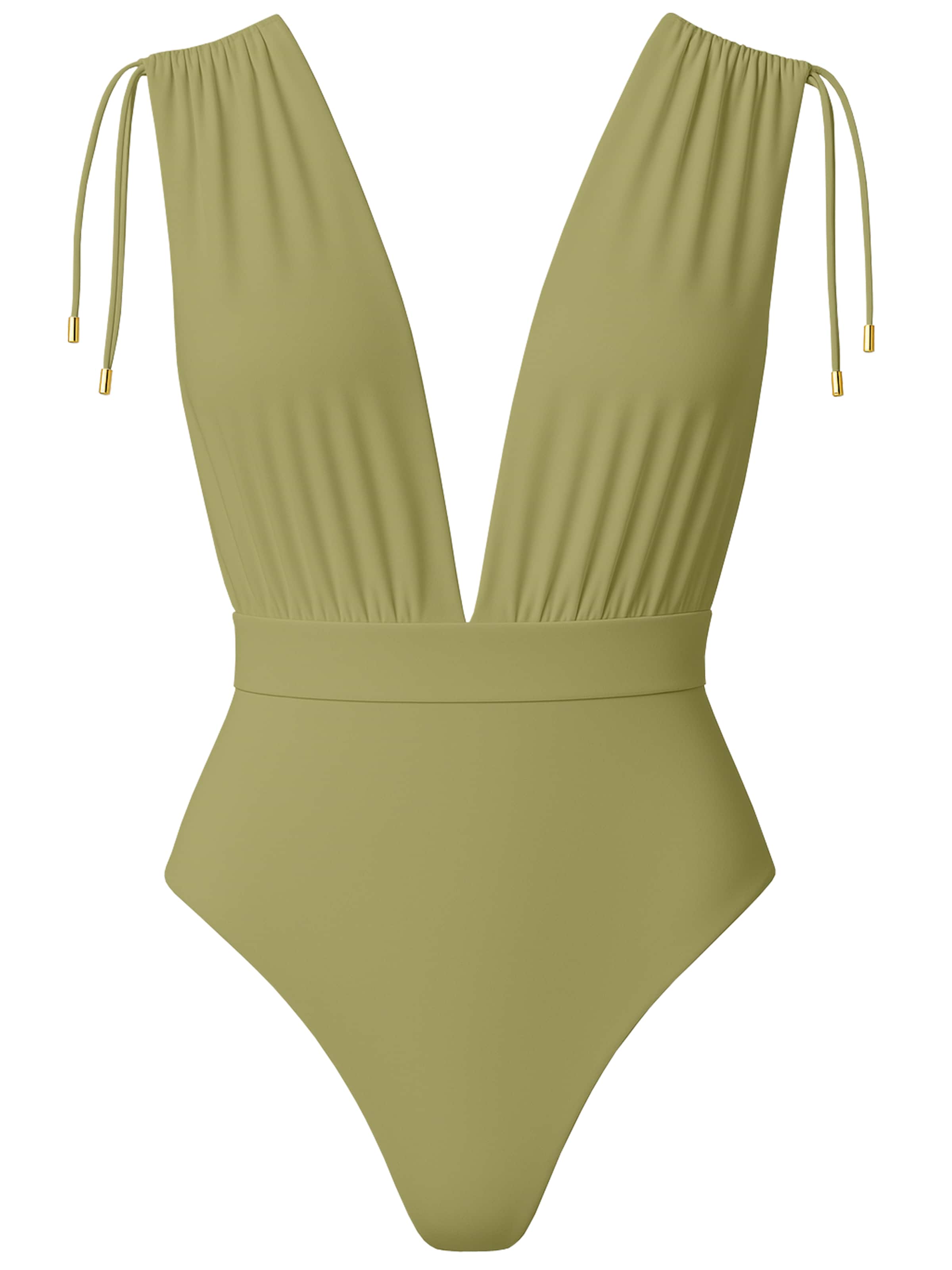 SEA ME SWIM Swimsuit 'CAYMAN' in Olive, Item view