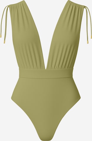 SEA ME SWIM Swimsuit 'CAYMAN' in Green: front