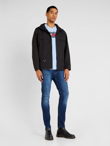 mėlyna Tommy Jeans Marškinėliai