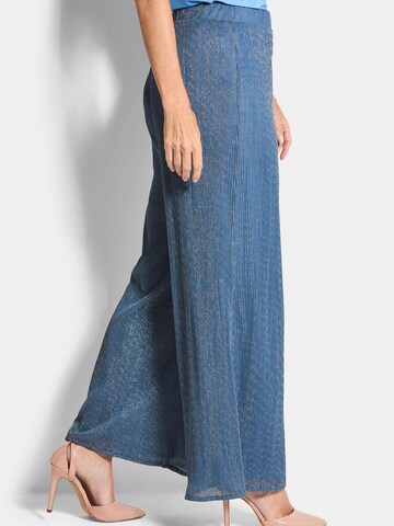 Goldner Loose fit Trousers in Blue