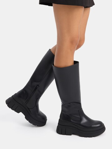 Bottes Bershka en noir