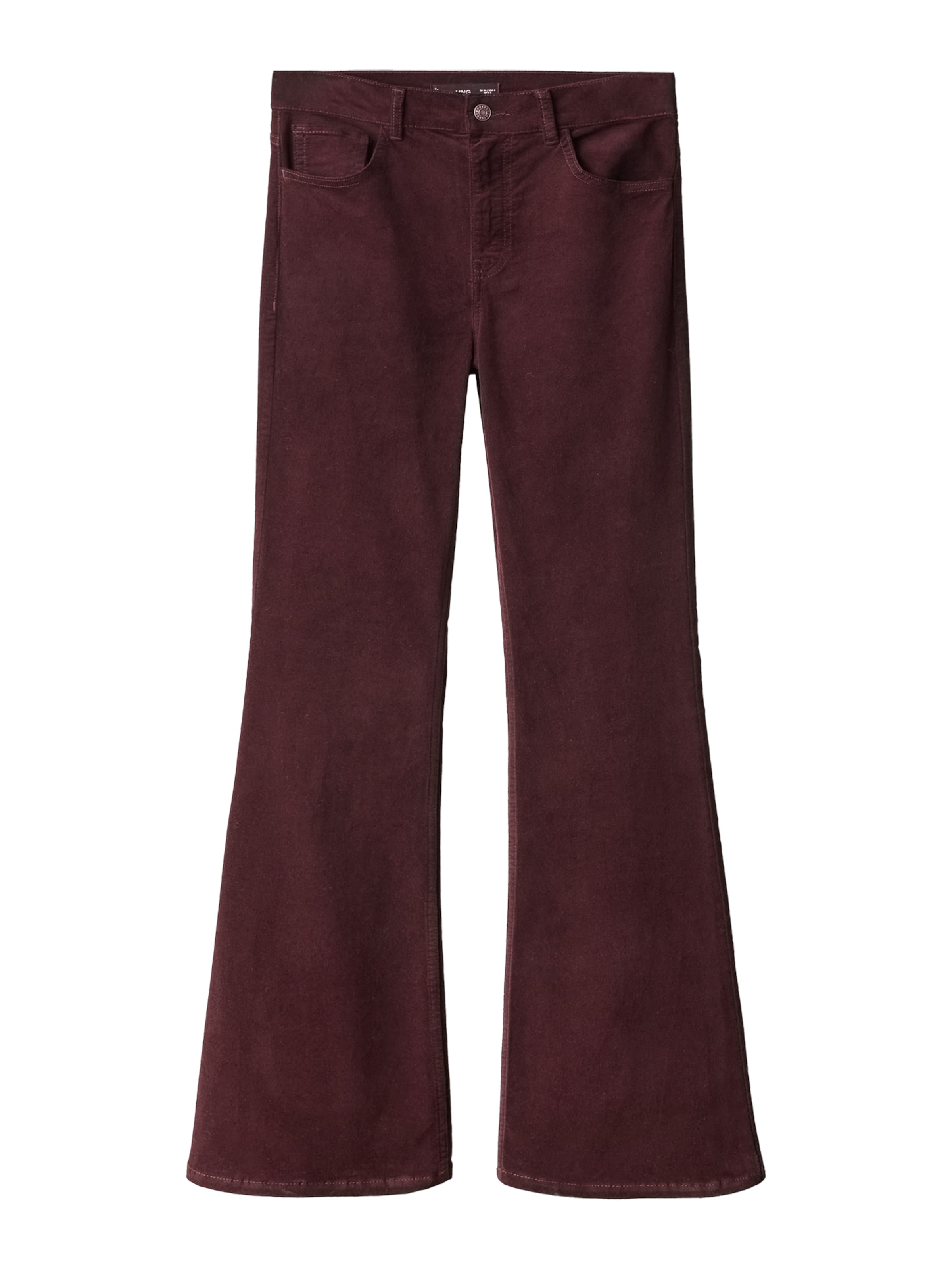 MANGOFlared/zvonoliki kroj Traperice 'Violetav' - crvena boja: prednji dio