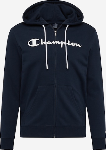 Veste de survêtement Champion Authentic Athletic Apparel en noir : devant